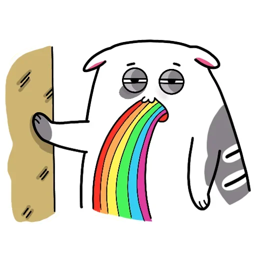 🤮 Стикер «Жиробарсик 2» для Telegram