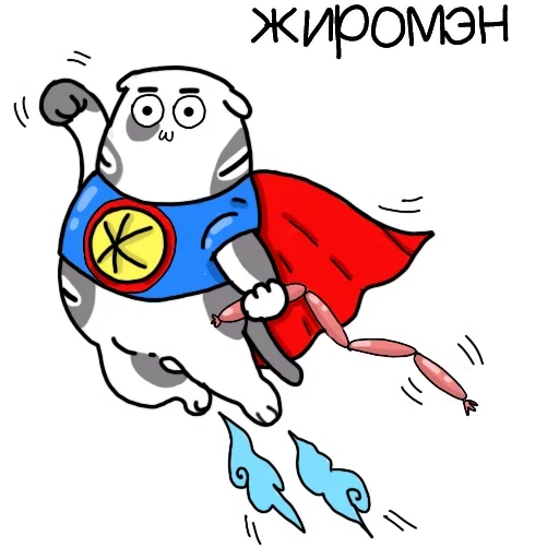 🤪 Стикер «Жиробарсик 2» для Telegram