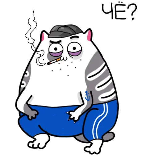 😊 Стикер «Жиробарсик 2» для Telegram