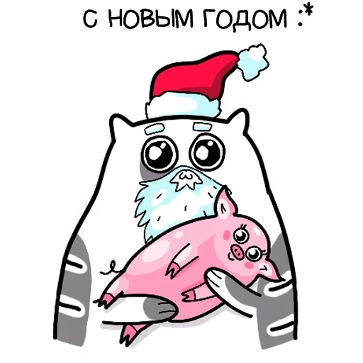 😁 Стикер «Жиробарсик 2» для Telegram