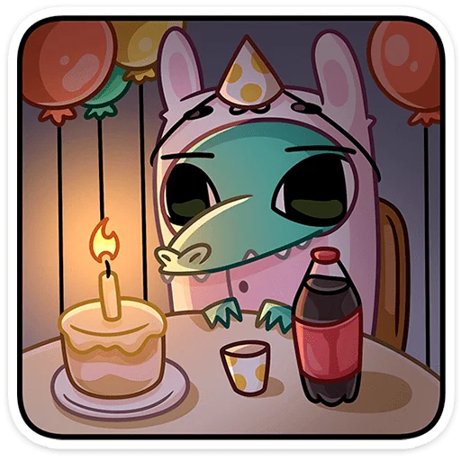 🎂 Стикер «Жора» для Telegram