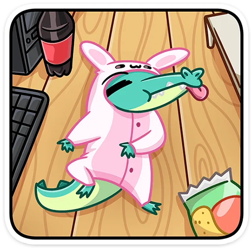 🦖 Стикер «Жора» для Telegram
