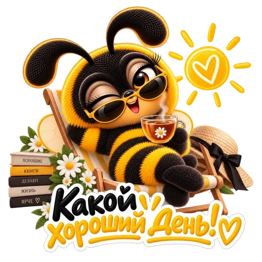 Стикер «Жужандра 🐝» для Telegram