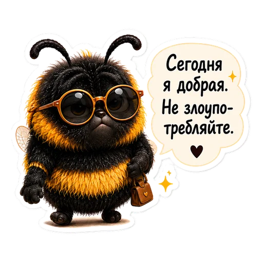 Стикер «Жужандра 🐝» для Telegram