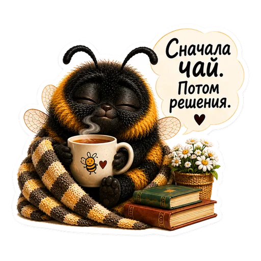 Стикер «Жужандра 🐝» для Telegram