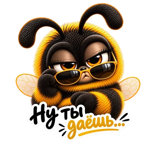 Стикер «Жужандра 🐝» для Telegram