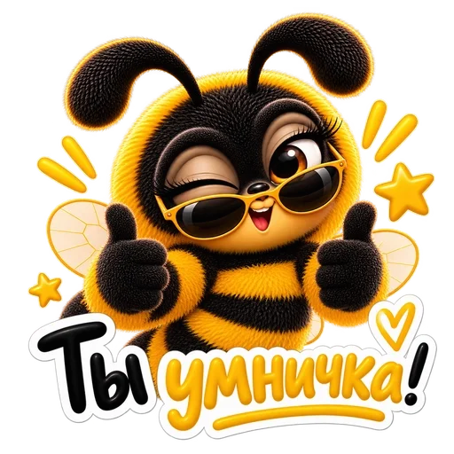 Стикер «Жужандра 🐝» для Telegram