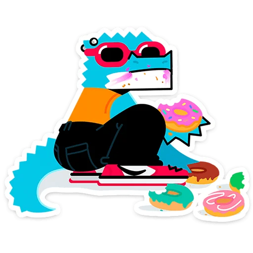 🍩 Стикер «Зилл» для Telegram