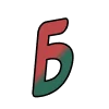 🙂 Эмодзи «Буквы и зимние иконки» для Telegram