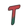🙂 Эмодзи «Буквы и зимние иконки» для Telegram