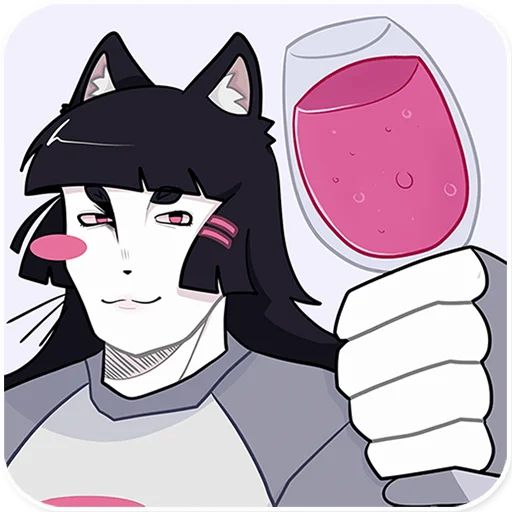 🍷 Стикер «Zizi» для Telegram