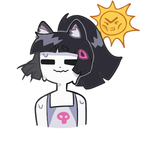 🥵 Эмодзи «Набор эмоджи с летней Зизи из ВК» для Telegram