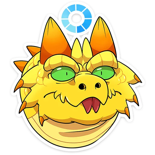 🫥 Стикер «Златокусь без текста» для Telegram