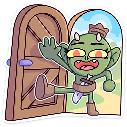 👊 Стикер «Злыдня» для Telegram