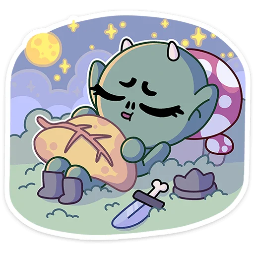 😴 Стикер «Злыдня» для Telegram