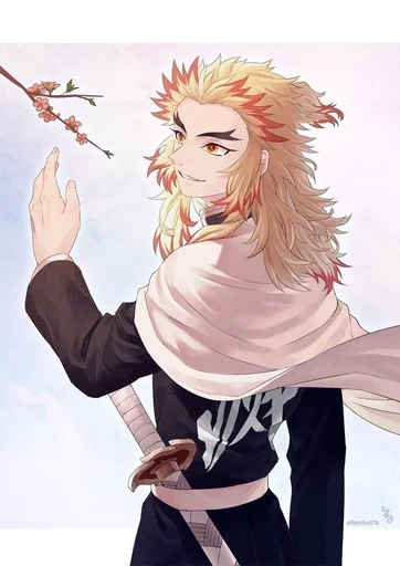 🌟 Стикер «Kyoujurou Rengoku» для Telegram