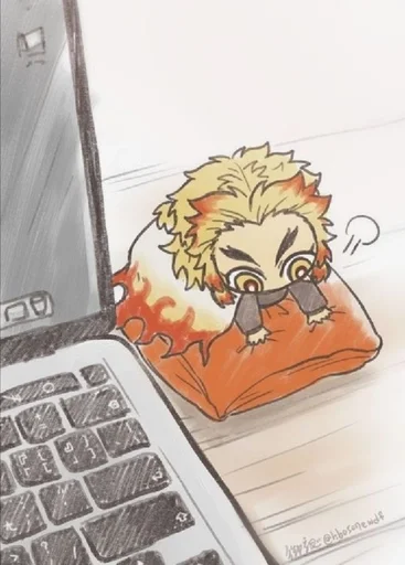 🌟 Стикер «Kyoujurou Rengoku» для Telegram