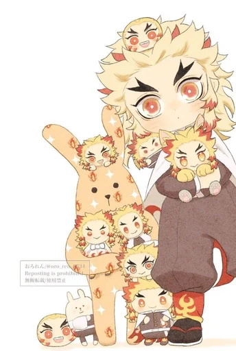 🌟 Стикер «Kyoujurou Rengoku» для Telegram