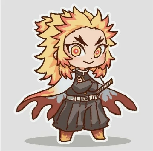 🌟 Стикер «Kyoujurou Rengoku» для Telegram
