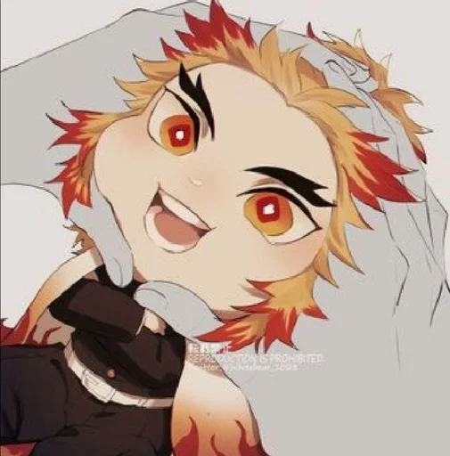 🌟 Стикер «Kyoujurou Rengoku» для Telegram