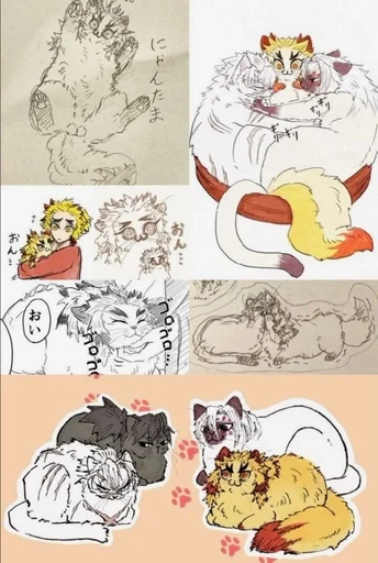 🌟 Стикер «Kyoujurou Rengoku» для Telegram