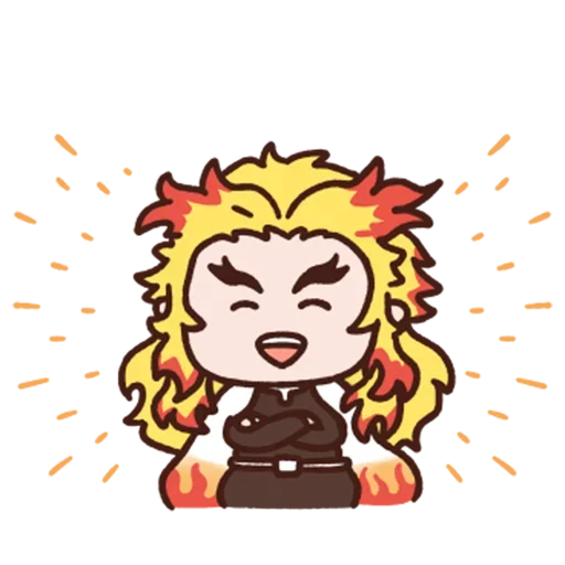 😄 Стикер «Kyoujurou Rengoku» для Telegram