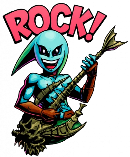 🤘 Стикер «Zora Link» для Telegram