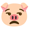 😒 Эмодзи «Pigs» для Telegram