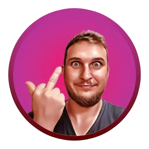 🖕 Стикер «Only friends» для Telegram