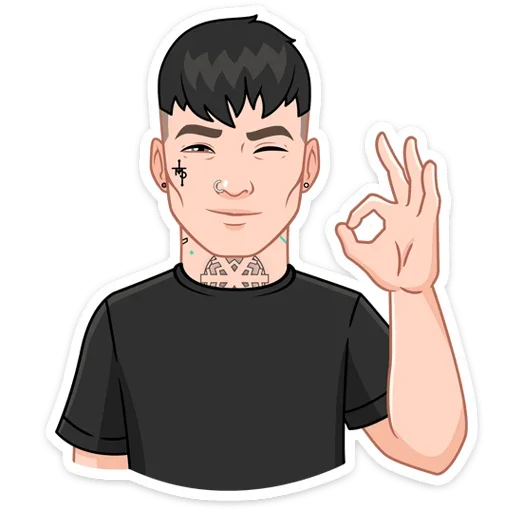 👌 Стикер «Звёздные vmoji - это промо набор для рекламы vmoji.» для Telegram