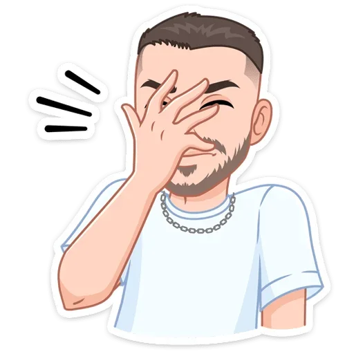 🤦‍♀ Стикер «Звёздные vmoji - это промо набор для рекламы vmoji.» для Telegram