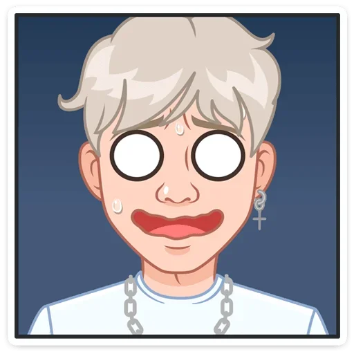 😬 Стикер «Звёздные vmoji - это промо набор для рекламы vmoji.» для Telegram