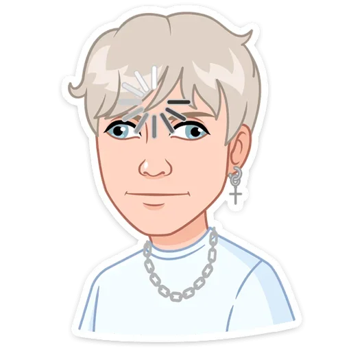 🤔 Стикер «Звёздные vmoji - это промо набор для рекламы vmoji.» для Telegram
