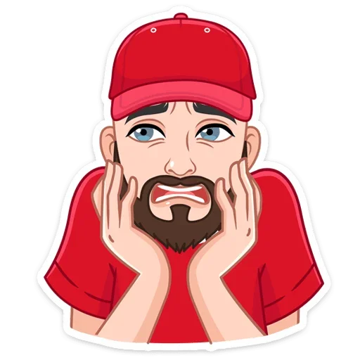 😅 Стикер «Звёздные vmoji - это промо набор для рекламы vmoji.» для Telegram