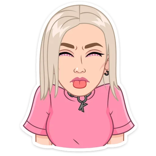 😛 Стикер «Звёздные vmoji - это промо набор для рекламы vmoji.» для Telegram