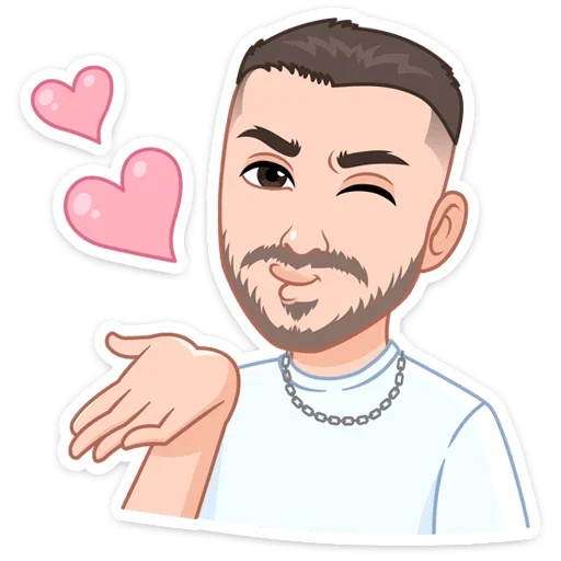 😉 Стикер «Звёздные vmoji - это промо набор для рекламы vmoji.» для Telegram