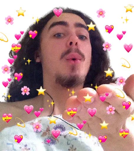 💞 Стикер «звуки тоста» для Telegram