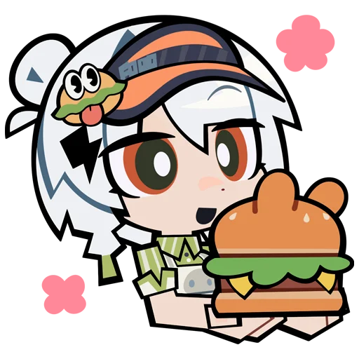 🍔 Стикер «Zenless Zone Zero and DoDo» для Telegram