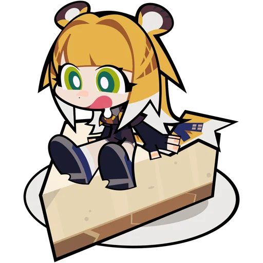 🍰 Стикер «Zenless Zone Zero and DoDo» для Telegram